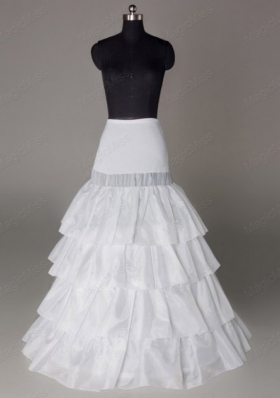Four Layers Hot Selling Taffeta Floor-length Wedding Petticoat