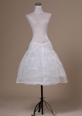 White Tulle Mini Length Petticoat