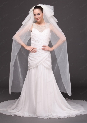 Tulle Four-tier Bridal Veil For Wedding