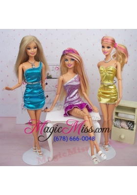 New Fashion Column Dress Gown Made to Fit the Barbie Doll