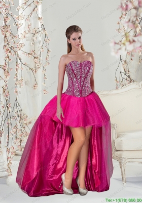 Detachable and Brand New High Low Prom Dress for 2015