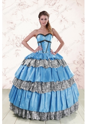 Unique Sweetheart Ball Gown Beading Quinceanera Dresses for 2015