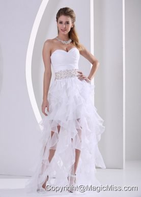 Stylish Ruffles Design Own Prom Dress With Beading and Ruch in Summer