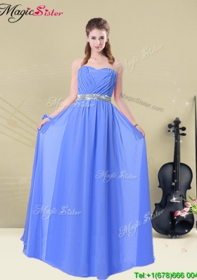 Elegant Sweetheart Ruching Prom Dresses for Fall