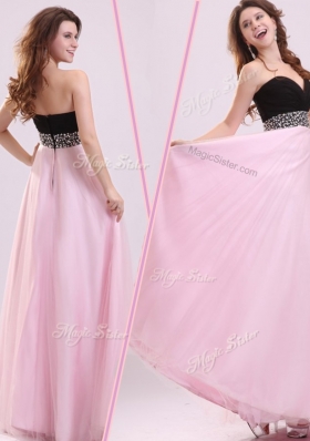 Cheap Empire Sweetheart Beading Bridesmaid Dress in Baby Pink