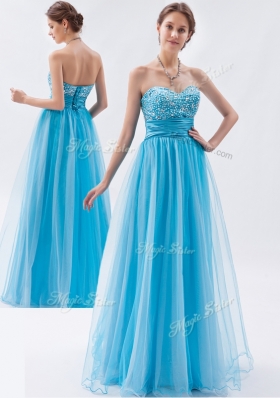 New Classical Empire Sweetheart Beading Prom Dresses for Pageant
