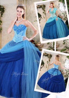 Beautiful Sweetheart Beading Quinceanera Gowns for Fall