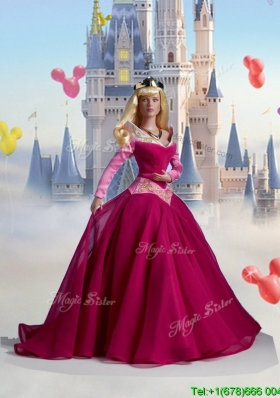 The Sleeping Beauty Best Wine Red Quinceanera Doll Dress for 2017