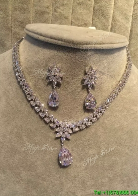 Gorgeous Weding Jewelry Set with Rhinestone and Beading
