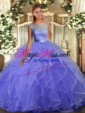 Exceptional Multi-color Ball Gown Prom Dress Sweet 16 and Quinceanera with Beading Scoop Sleeveless Backless