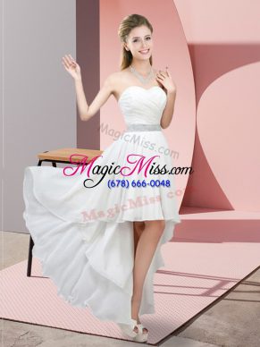 Sleeveless Beading Lace Up Dama Dress for Quinceanera