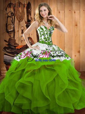 Colorful Floor Length Ball Gowns Sleeveless Sweet 16 Dress Lace Up