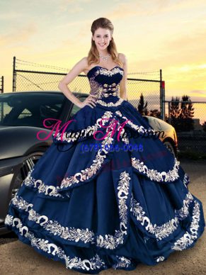 Glorious Satin Half Sleeves Asymmetrical 15 Quinceanera Dress and Embroidery
