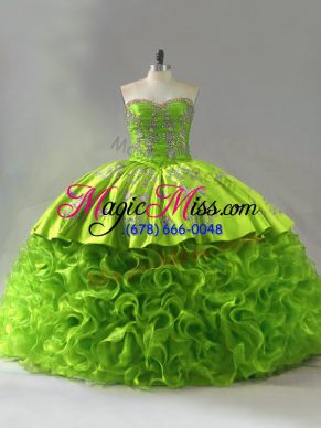 Custom Made Sleeveless Court Train Embroidery Lace Up Vestidos de Quinceanera