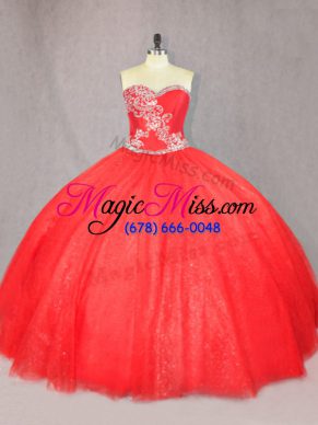 Delicate Sleeveless Beading Lace Up 15th Birthday Dress