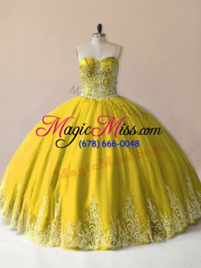 Floor Length Lace Up Sweet 16 Quinceanera Dress Olive Green for Sweet 16 and Quinceanera with Embroidery