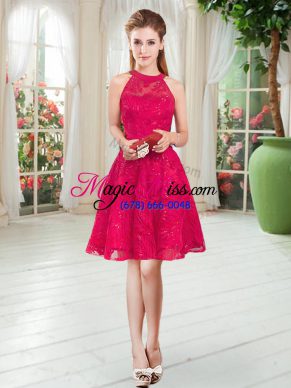 Sleeveless Knee Length and Lace