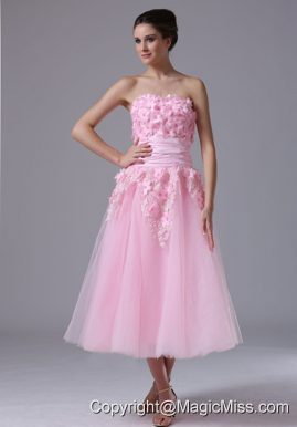 Handle-Made Flower maxi Sweetheart Pink Tulle 2013 Sweet Wedding Dress In Cedar Falls Iowa