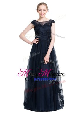 Low Price Black Zipper Mother Of The Bride Dress Beading Sleeveless Floor Length