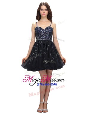 Chic Sleeveless Sequins Lace Up Dress for Prom
