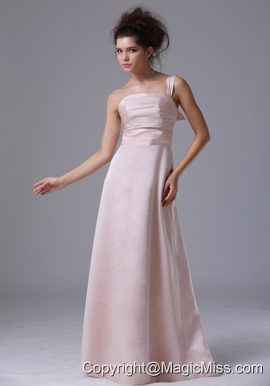 Pink One Shoulder 2013 Prom Dress Taffeta Ruched Column