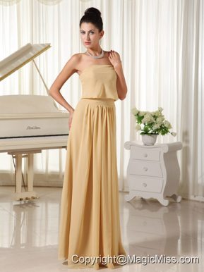 Champagne Empire For Simple Prom Dress Chiffon Zipper-up