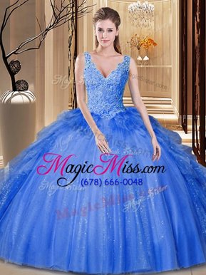 Elegant Sleeveless Backless Floor Length Sequins and Pick Ups Ball Gown Prom Dress