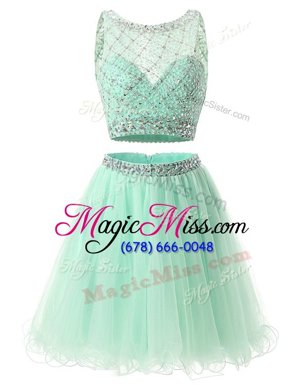 Graceful Sweetheart Sleeveless Organza Prom Gown Beading and Belt Side Zipper