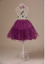 Hot Selling Fushsia Mini Length Petticoat