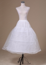 A Line Tulle Floor Length Low Price Wedding Pettocoat