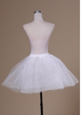 Sweet Mini Length White A Line Petticoat