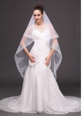 Lace Tulle Fashionable Bridal Veil For Wedding