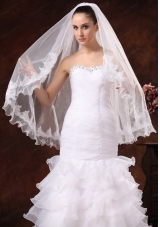 Lace Tulle Graceful Bridal Veils For Wedding