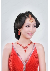 Alloy With Clear Rhinestone Ladies' Jewelry Sets