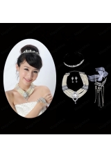 Elegant Alloy With Pearl/Rhinestone Women's Jewelry Sets
