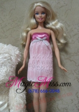 Sexy Short Mini-length Dress With Sequin Made To Fit the Barbie Doll