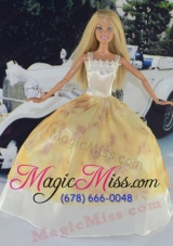 Pretty Handmade Dress Made to Fit the Barbie Doll