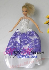 Free Shippment Barbie Doll Wedding Clothes Party Dresses Gown