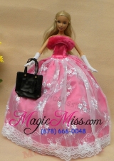 New Arrival Party Clothes Dress for Barbie Doll Girl's Gift Free Shipping