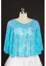 Lace Beading Hot Sale 2014 Wraps for Baby Blue