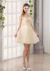 2015 Sturning Sweetheart A Line  Bridesmaid Dress with Beading