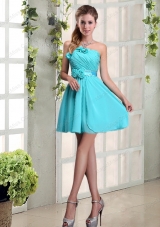 Perfect Ruching and Hand Made Flowers  Prom Dresses with Strapless