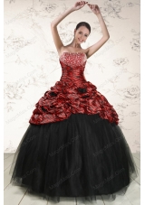 2015 Exclusive Ball Gown Leopard Quinceanera Dresses in Multi-color