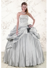 2015 Cheap Quinceanera Dresses with Strapless