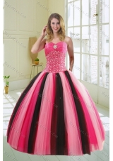 New Style Multi Color Sweetheart Beading Quinceanera Dresses for 2015
