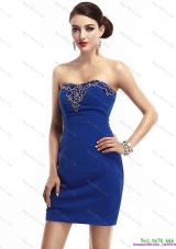 The Most Popular Strapless Short 2015 Prom Dresses with Appliques
