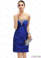 Popular Sweetheart Prom Dresses with Ruching and Beading