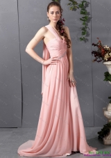 2015 Comfortable Sweetheart Dama Dress with Watteau Train