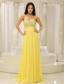 Yellow Sweetheart and Beaded Decorate Bust Pleat For 2013 Prom Dress
