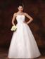 Sweetheart Beaded 2013 New Arrival A-Line Church Wedding Dress With Lace Up In Mobile Alabama